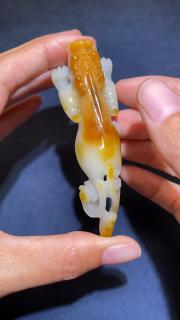 和田玉籽料 招财貔貅