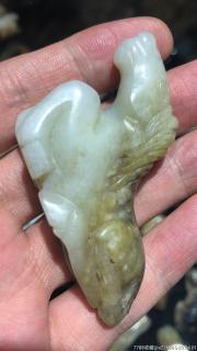 和田籽料白玉马可挂可把